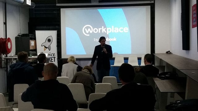 ServiceRocket event about Workplace by Facebook adoption