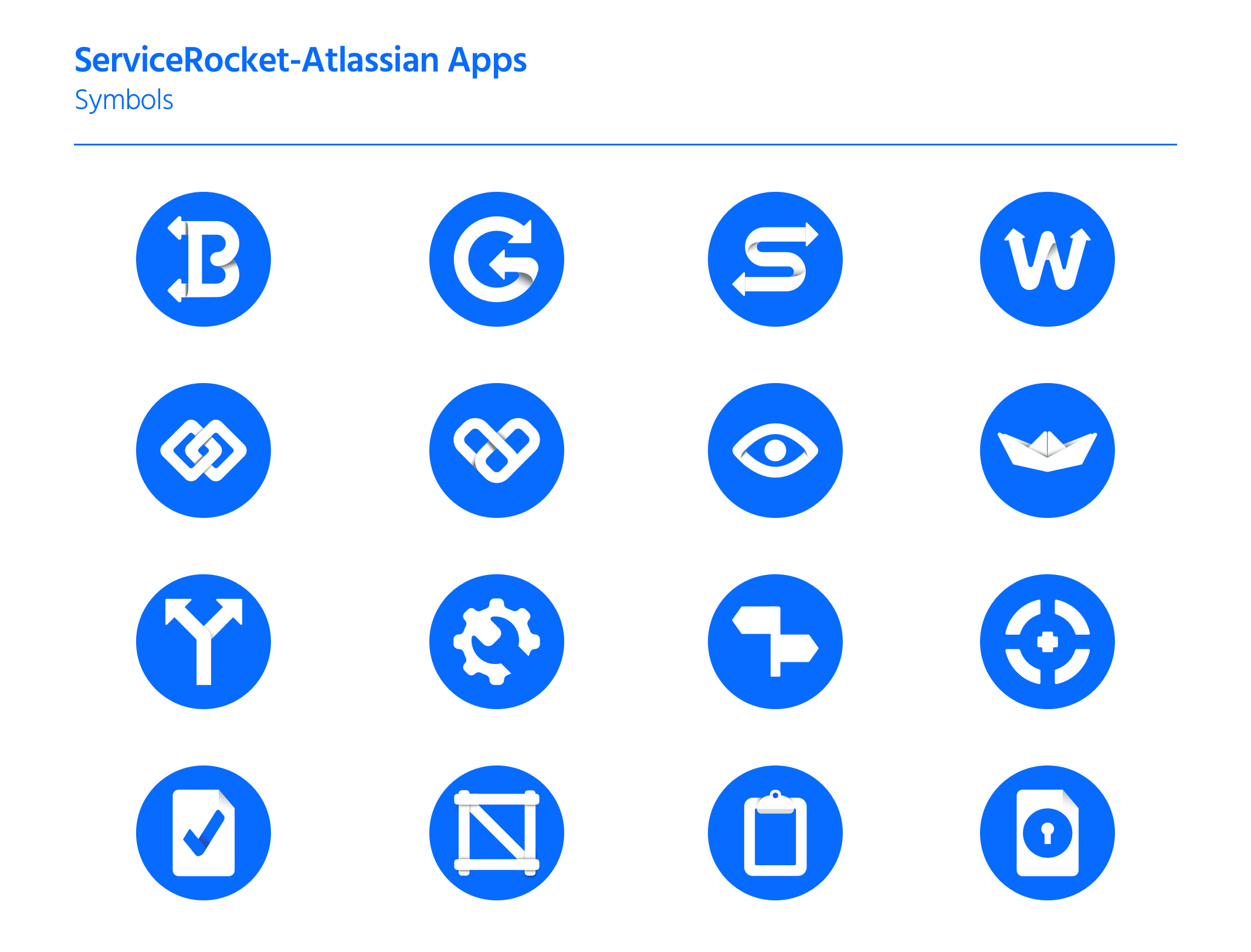 ServiceRocket Apps symbols